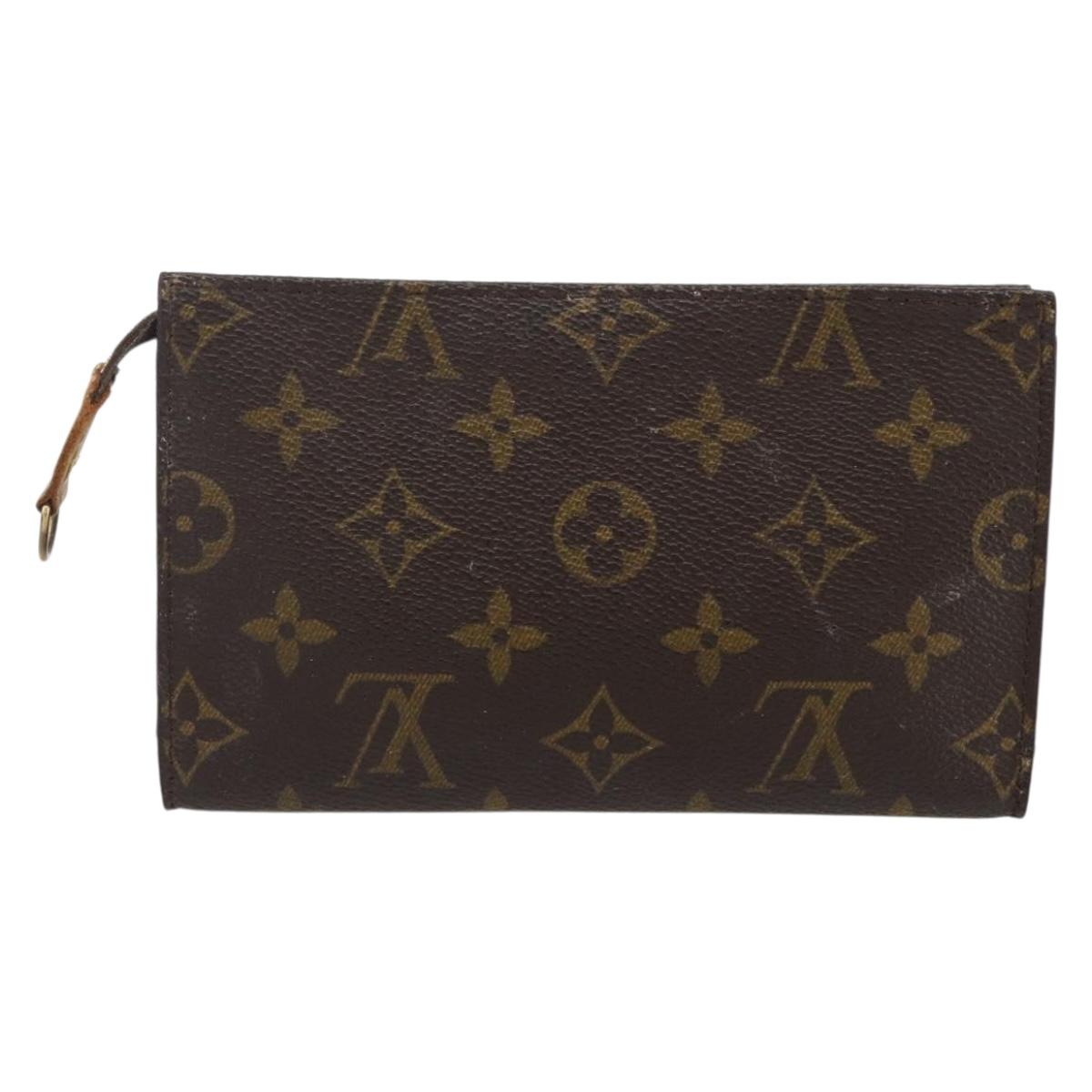 LOUIS VUITTON Monogram Bucket PM Accessory Pouch LV Auth 157823