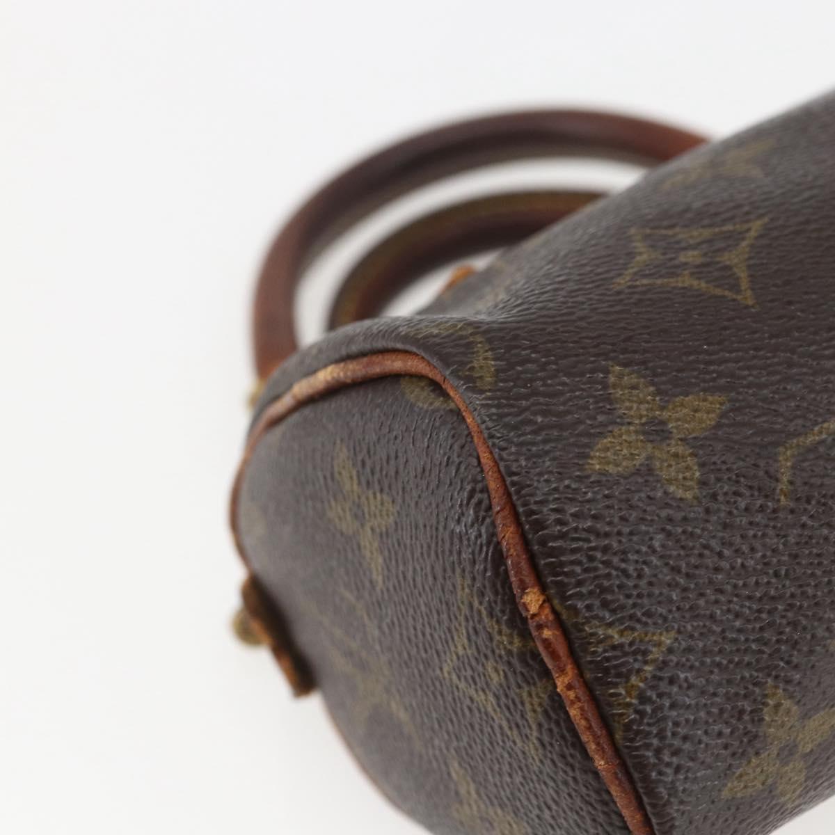 LOUIS VUITTON Monogram Mini Speedy Hand Bag M41534 LV Auth 157825