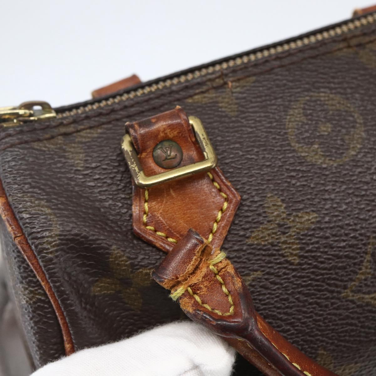 LOUIS VUITTON Monogram Mini Speedy Hand Bag M41534 LV Auth 157825