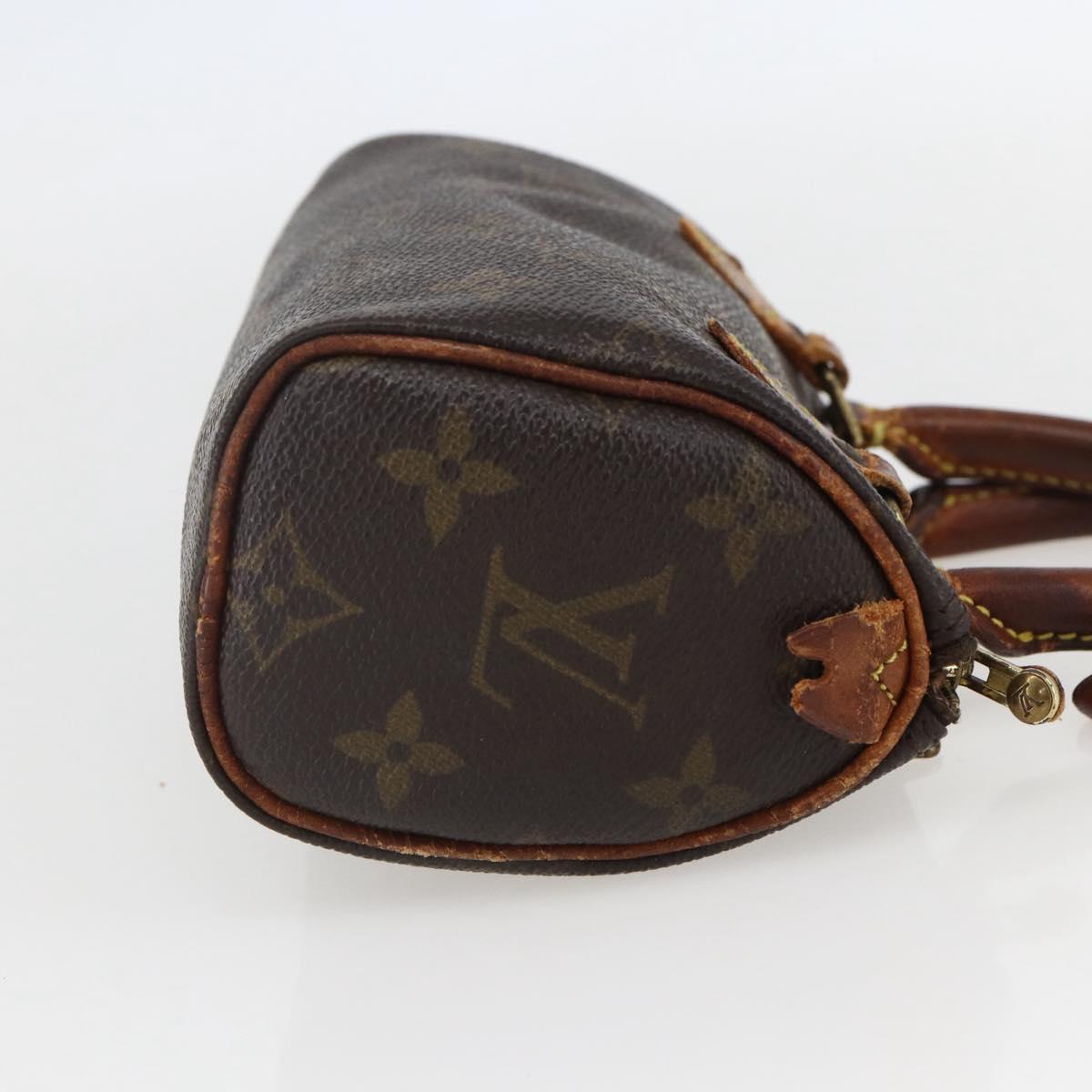 LOUIS VUITTON Monogram Mini Speedy Hand Bag M41534 LV Auth 157825