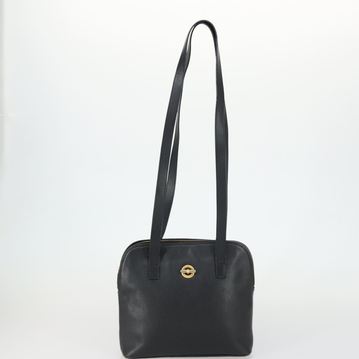 CELINE Burberry Shoulder Bag Leather PVC 2 Set Brown Black Auth 157832