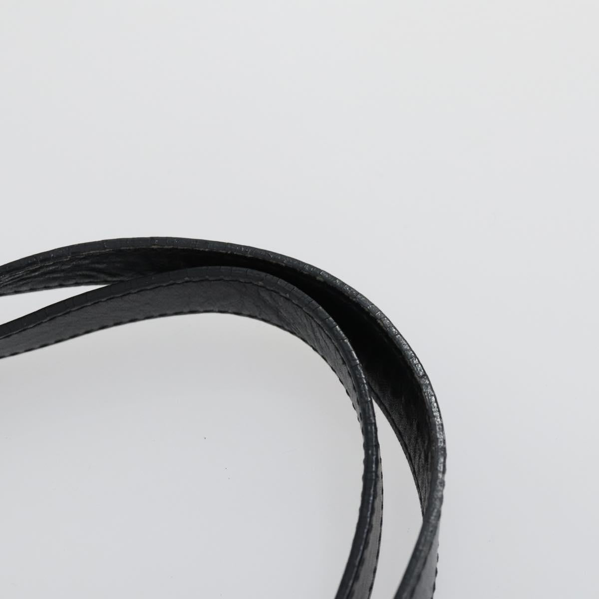 CELINE Burberry Shoulder Bag Leather PVC 2 Set Brown Black Auth 157832