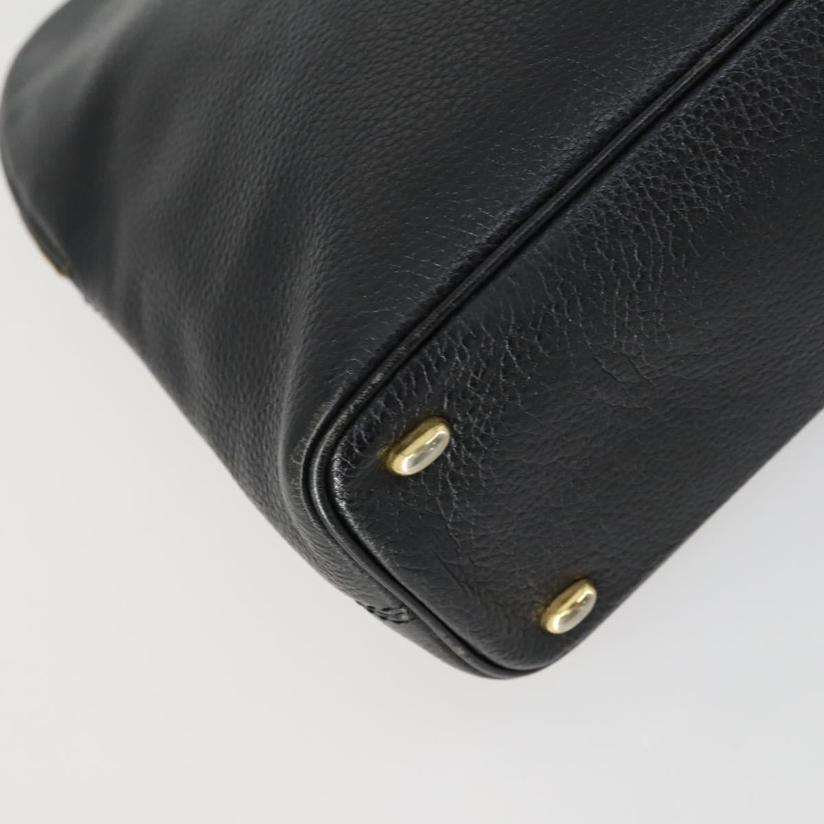 CELINE Burberry Shoulder Bag Leather PVC 2 Set Brown Black Auth 157832