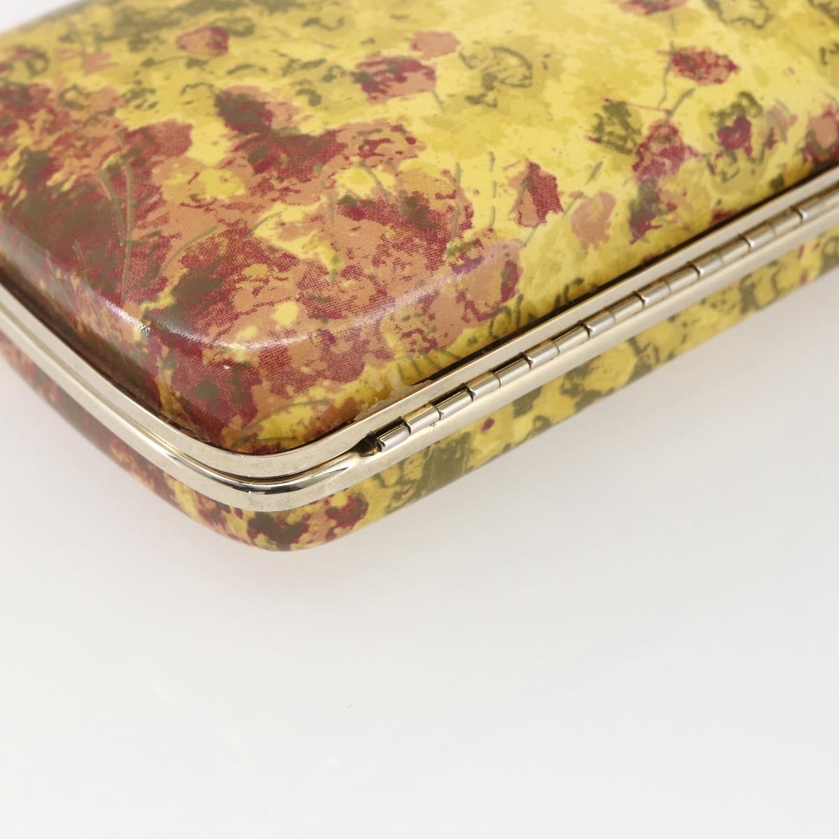 BALLY Chain Shoulder Bag Leather Multicolor Gold Auth 157876