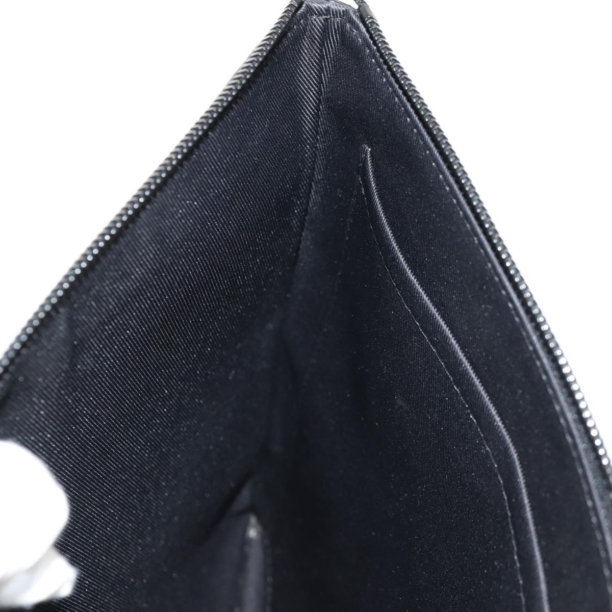 LOUIS VUITTON taiga rainbow Chain Pochette A4 Bag Black M30347 LV Auth 157880M