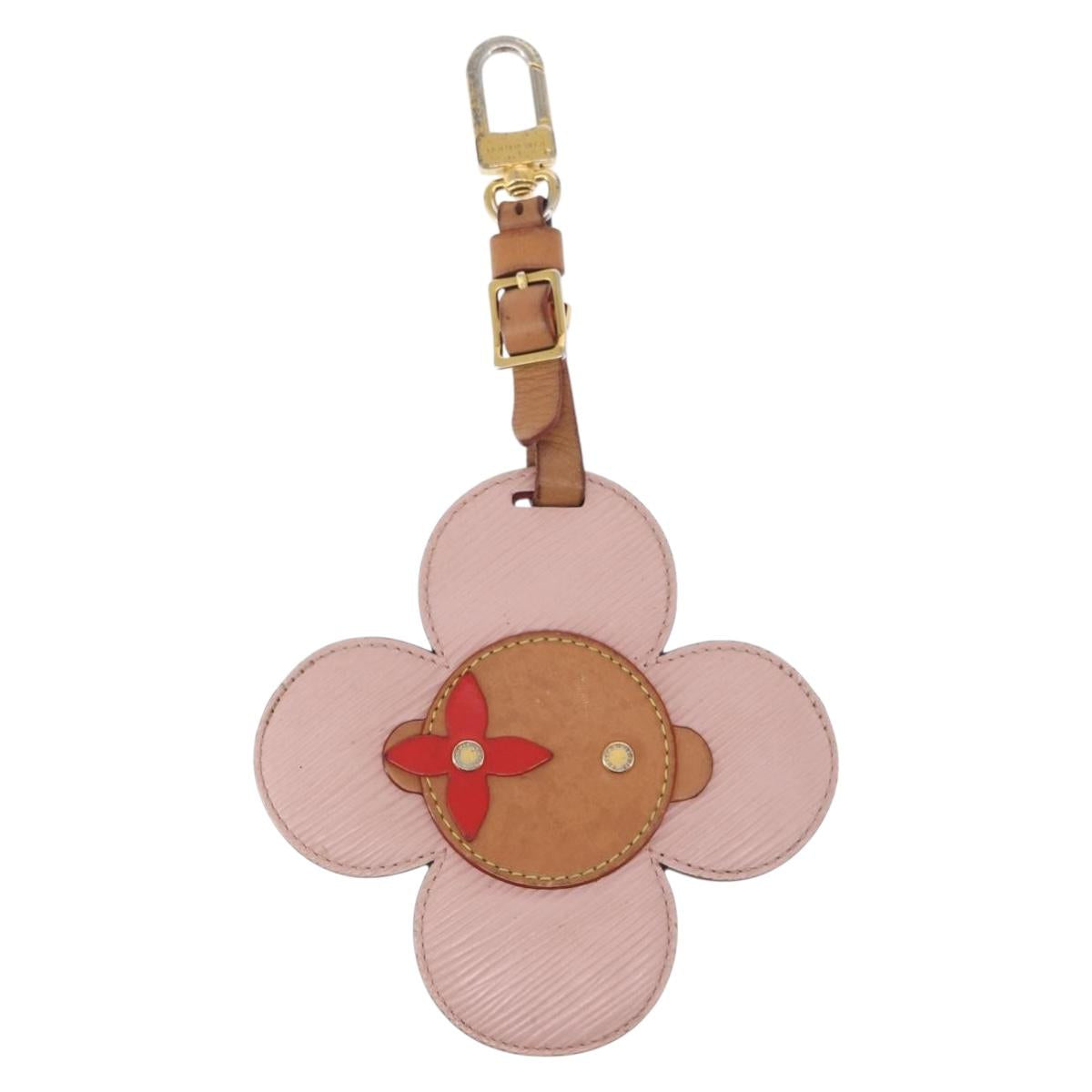LOUIS VUITTON Epi Bijoux Sac Tag Vivienne Name Tag Pink M69572 LV Auth 157885