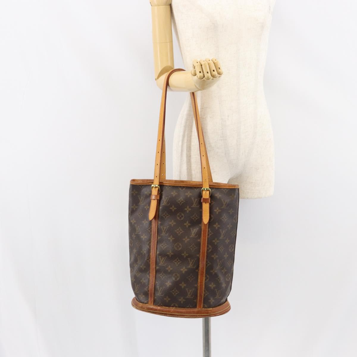 LOUIS VUITTON Monogram Bucket GM Shoulder Bag M42236 LV Auth 157917