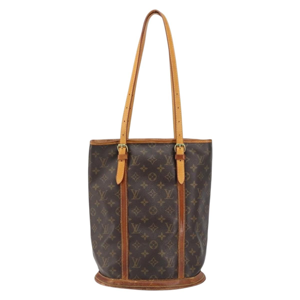 LOUIS VUITTON Monogram Bucket GM Shoulder Bag M42236 LV Auth 157917