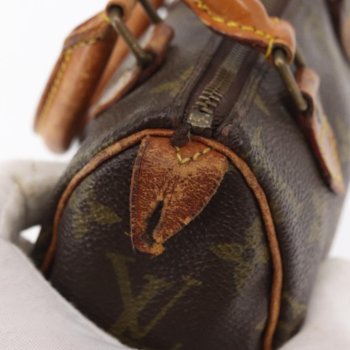 LOUIS VUITTON Monogram Mini Speedy Hand Bag M41534 LV Auth 157931