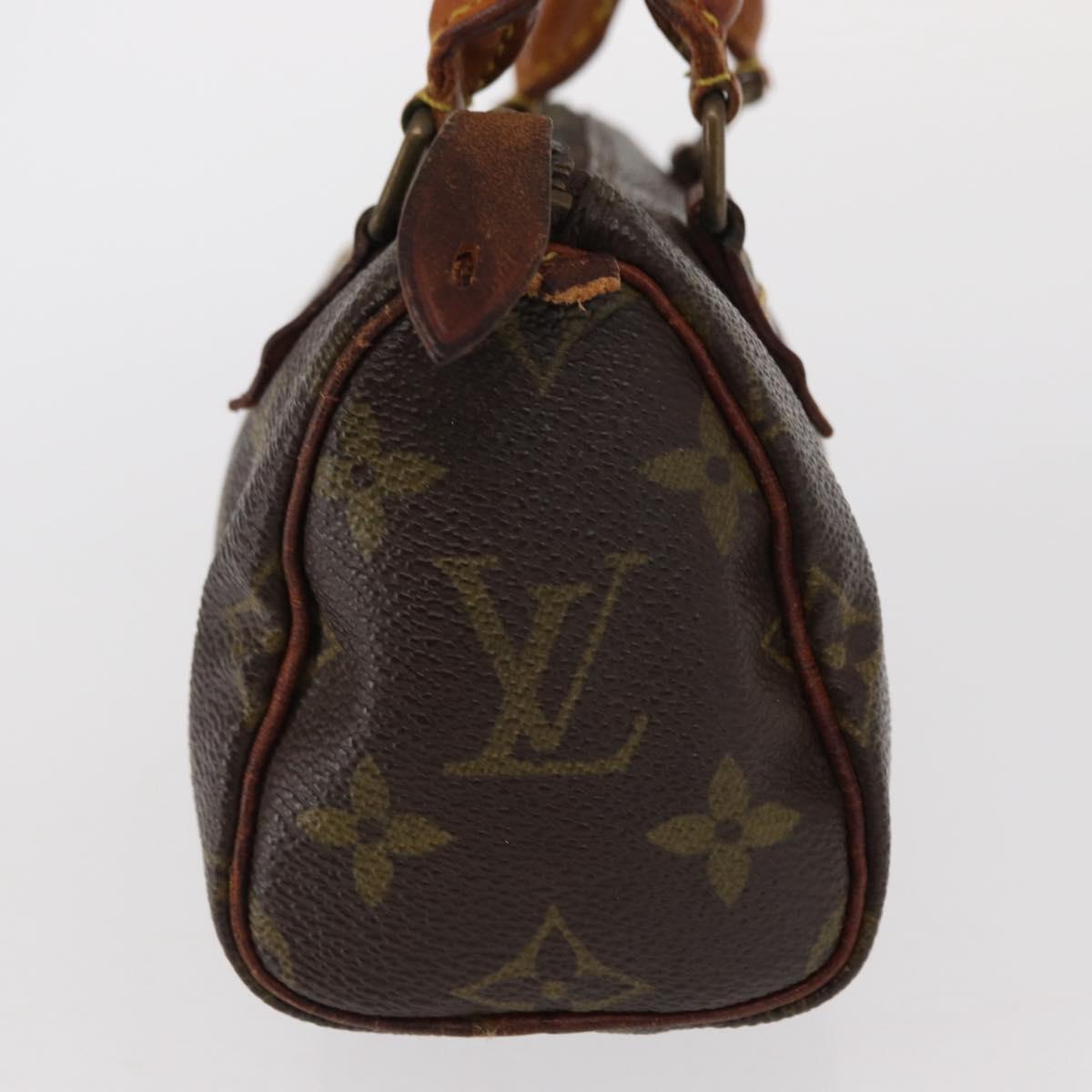 LOUIS VUITTON Monogram Mini Speedy Hand Bag M41534 LV Auth 157931