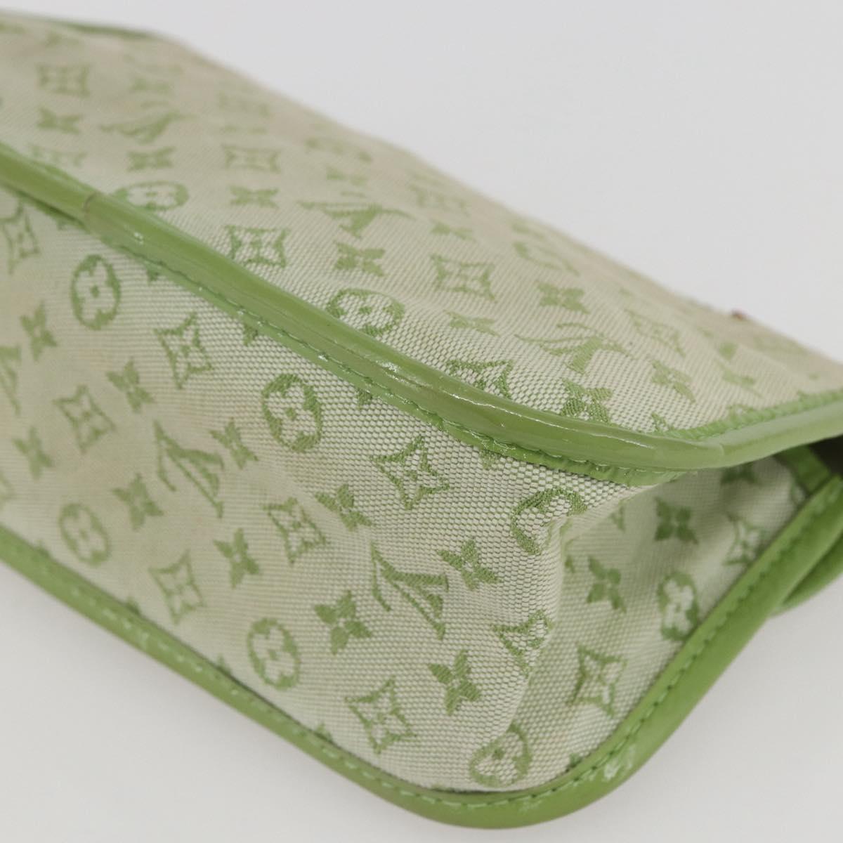 LOUIS VUITTON Monogram Mini Mini Trousse Marie Kate Green M92935 LV Auth 157946