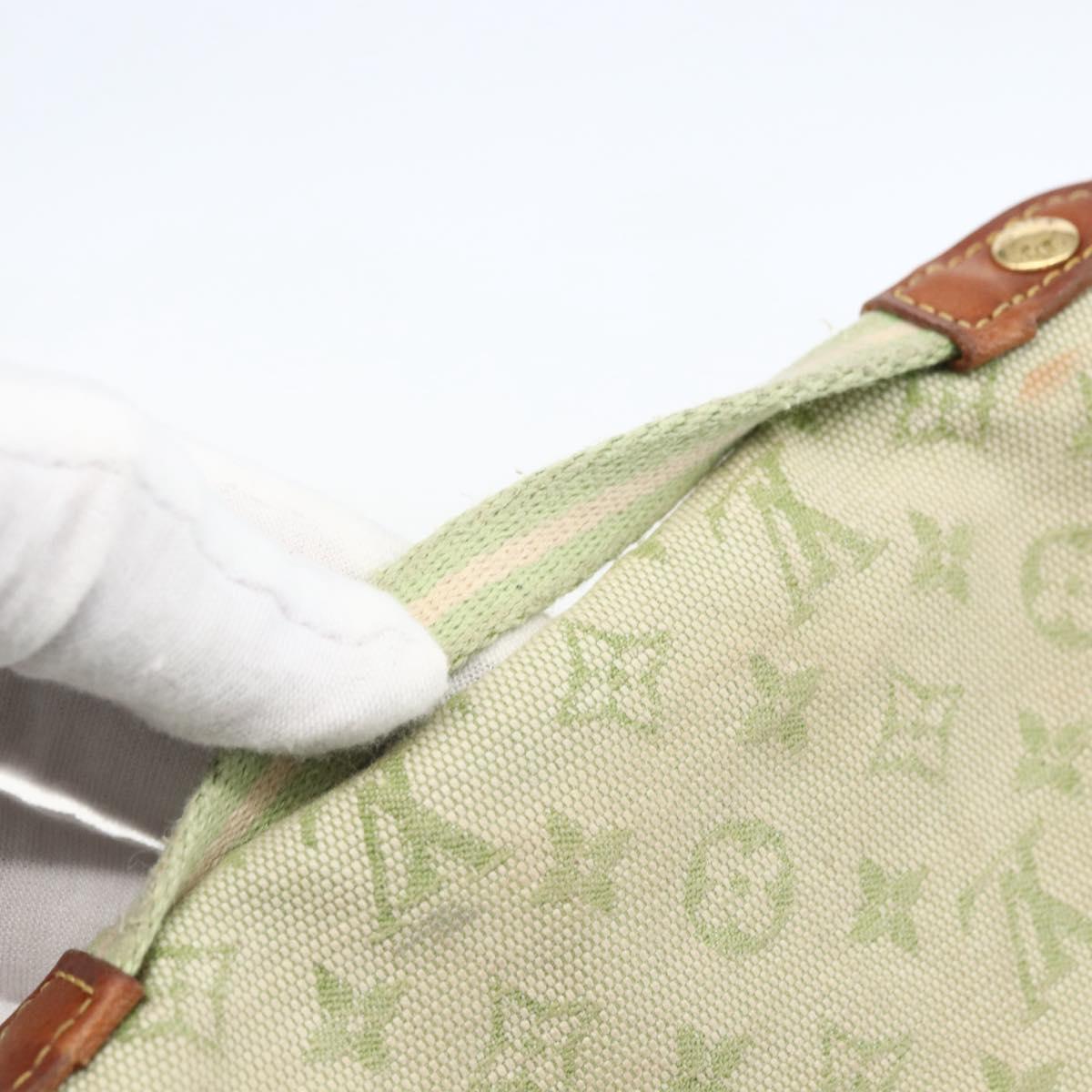 LOUIS VUITTON Monogram Mini Mini Trousse Marie Kate Green M92935 LV Auth 157946