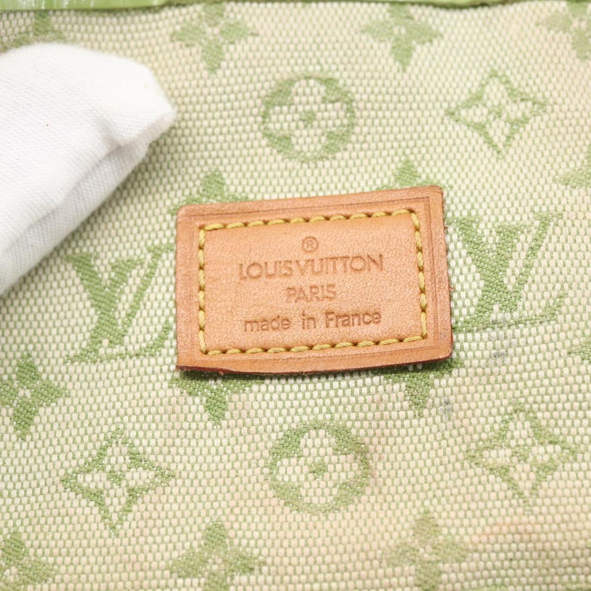 LOUIS VUITTON Monogram Mini Mini Trousse Marie Kate Green M92935 LV Auth 157946