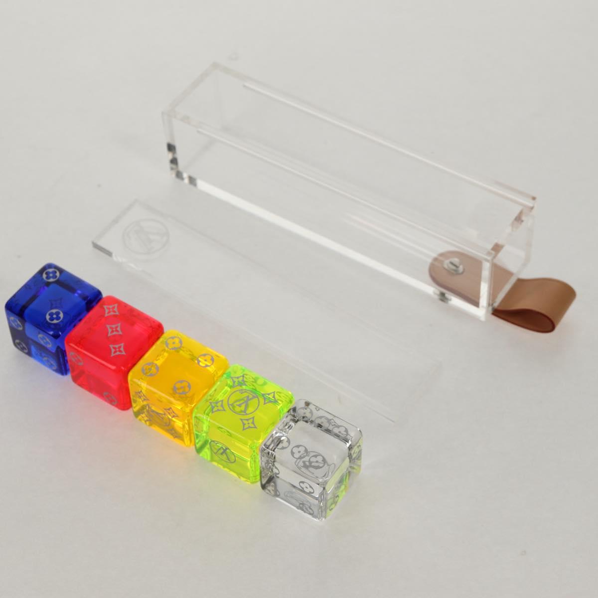 LOUIS VUITTON Etui Desteve plastic Clear GI0411 LV Auth 157969SM