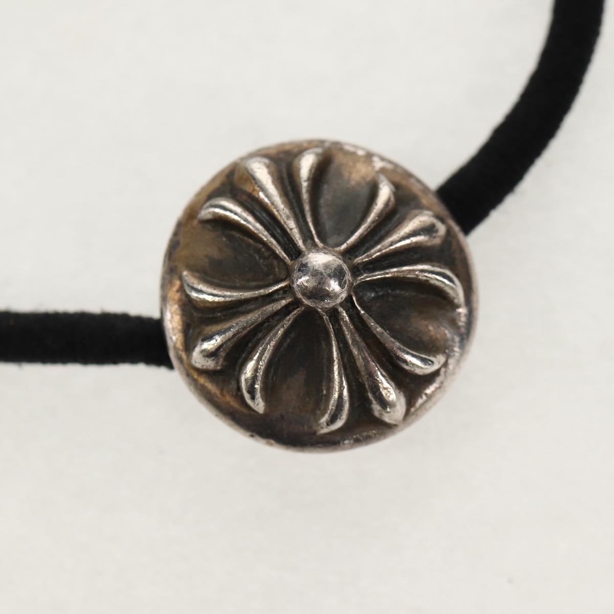 Chrome Hearts Crossball Hair Band Ag925 Silver Auth 157992SAM
