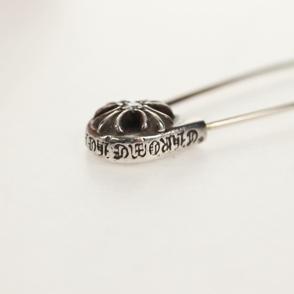 Chrome Hearts Large Safety Pin 1PD Ag925 Silver Auth 157995SAM