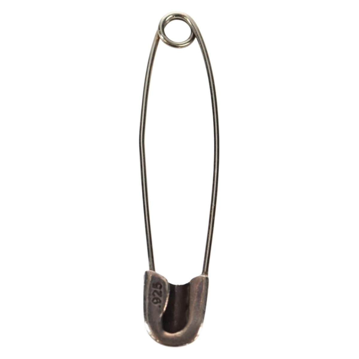 Chrome Hearts Large Safety Pin 1PD Ag925 Silver Auth 157995SAM