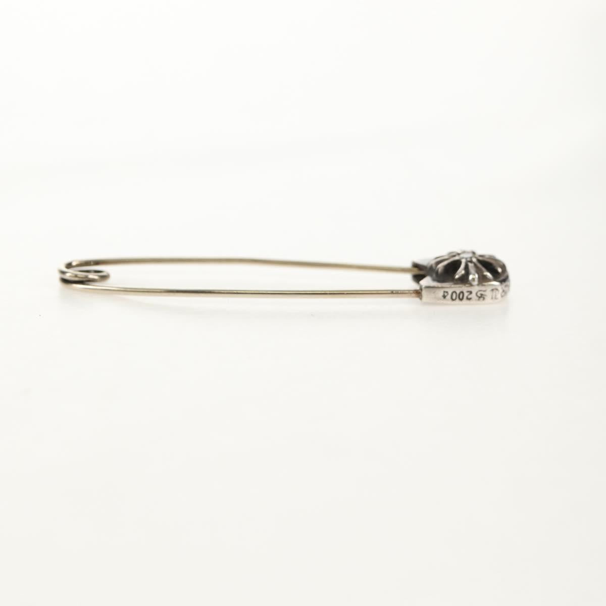 Chrome Hearts Large Safety Pin 1PD Ag925 Silver Auth 157995SAM