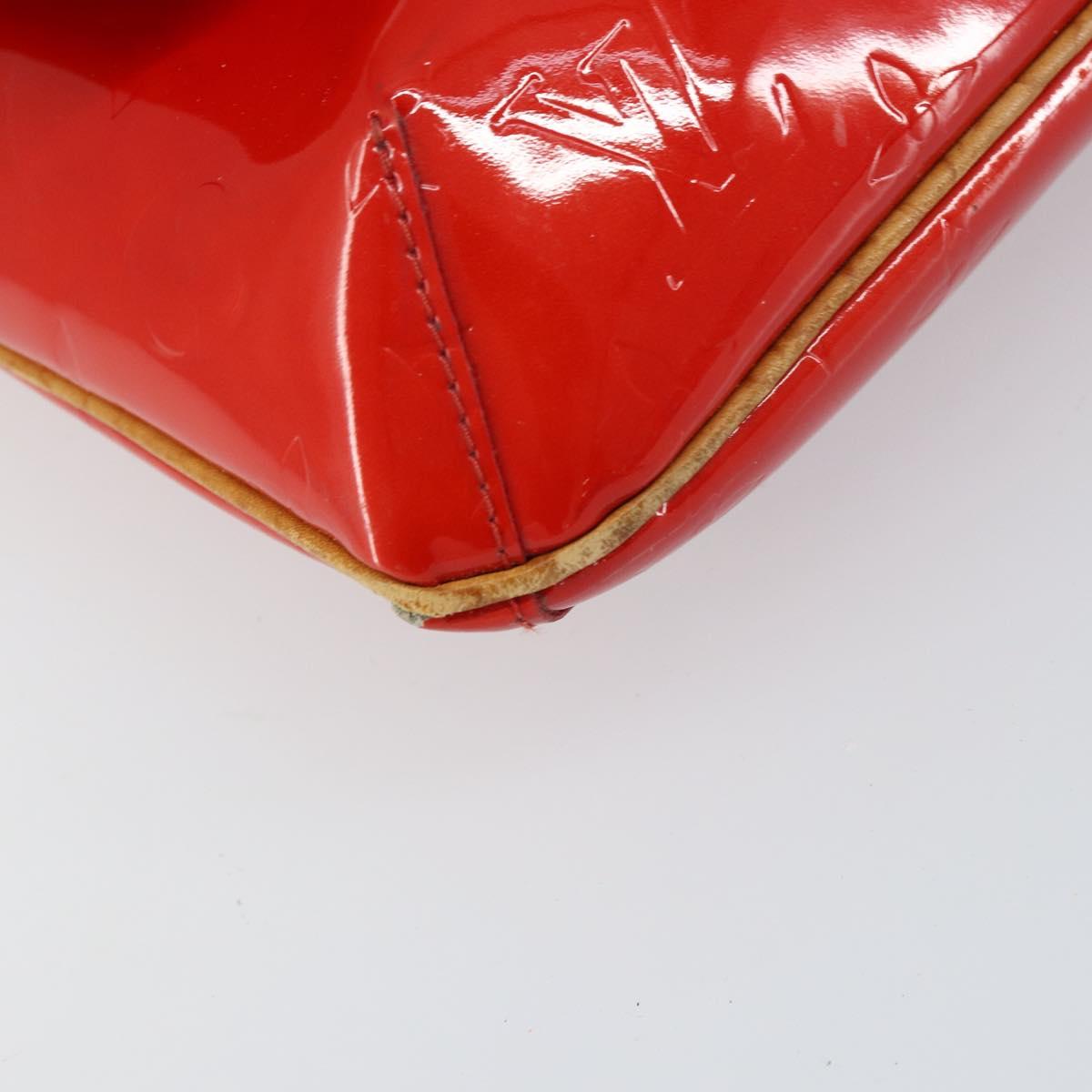 LOUIS VUITTON Monogram Vernis Thompson Street Bag Red M91094 LV Auth 158014