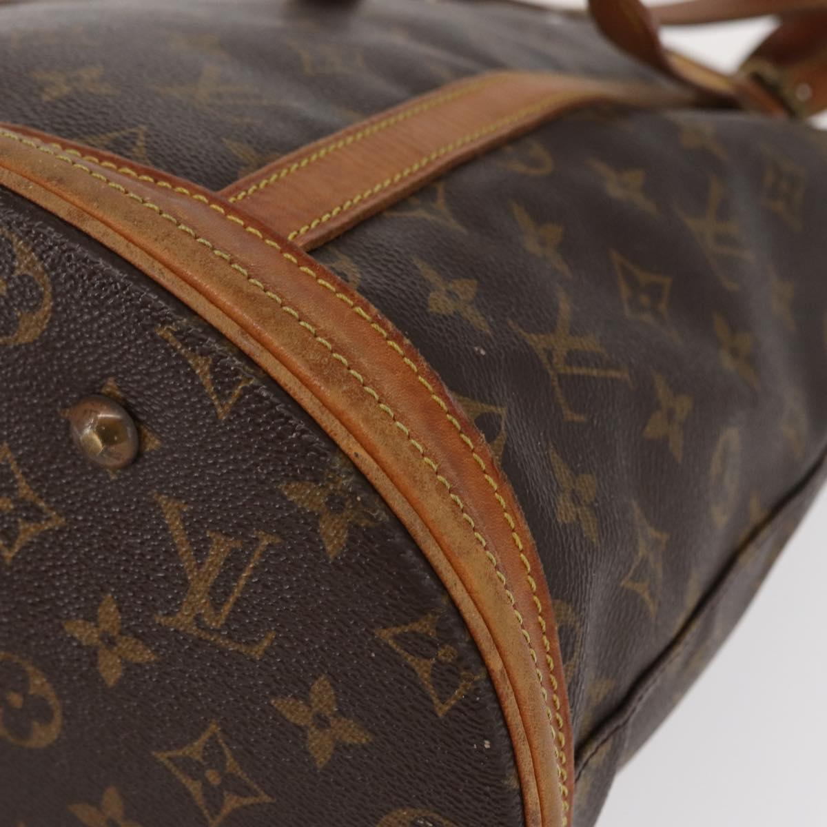 LOUIS VUITTON Monogram Bucket GM Shoulder Bag M42236 LV Auth 158033