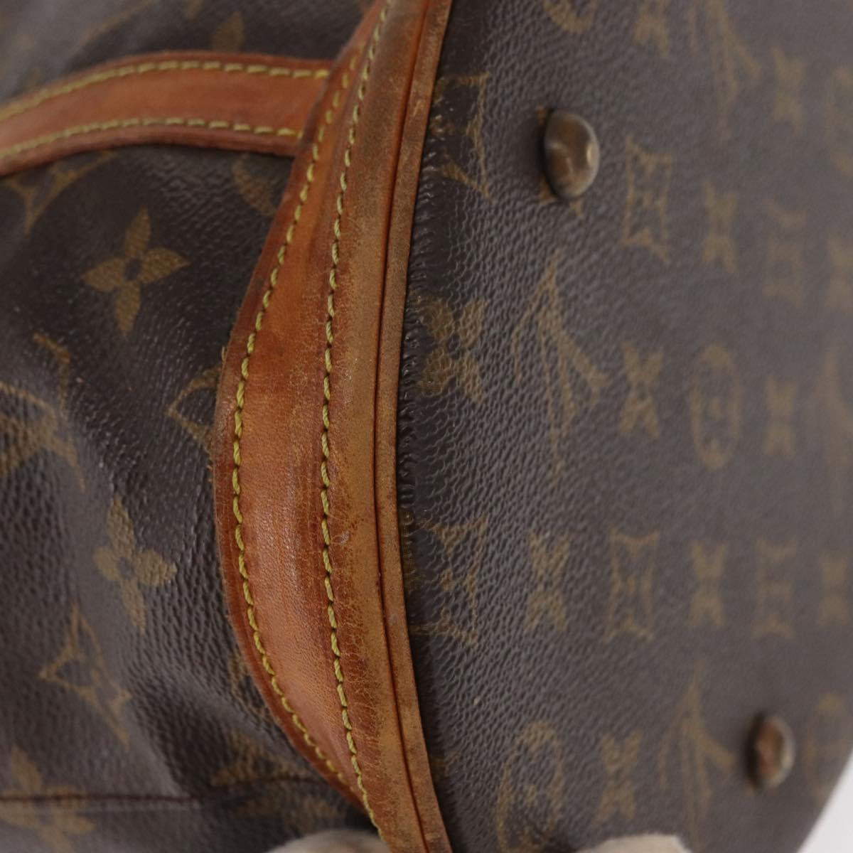 LOUIS VUITTON Monogram Bucket GM Shoulder Bag M42236 LV Auth 158033