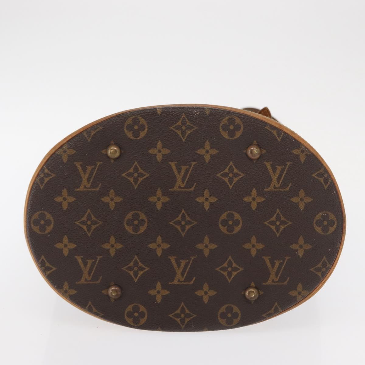 LOUIS VUITTON Monogram Bucket GM Shoulder Bag M42236 LV Auth 158033