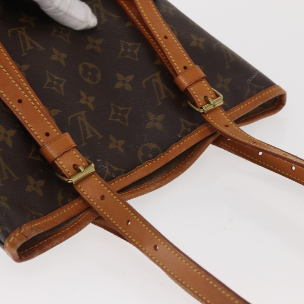 LOUIS VUITTON Monogram Bucket GM Shoulder Bag M42236 LV Auth 158063