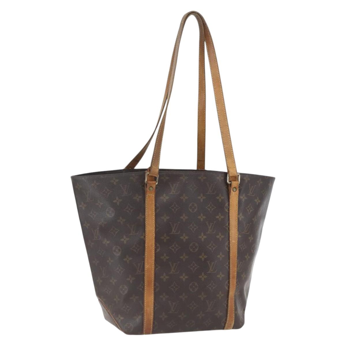 LOUIS VUITTON Monogram Sac Shopping Tote Bag M51108 LV Auth 158078