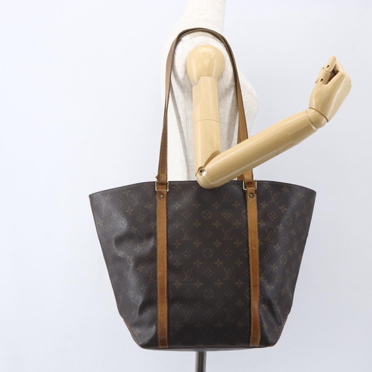 LOUIS VUITTON Monogram Sac Shopping Tote Bag M51108 LV Auth 158078