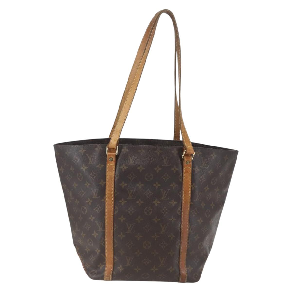 LOUIS VUITTON Monogram Sac Shopping Tote Bag M51108 LV Auth 158078
