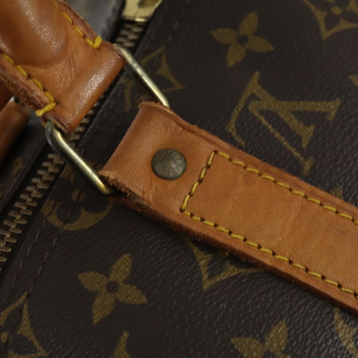 LOUIS VUITTON Monogram Keepall 50 Boston Bag M41426 LV Auth 158082