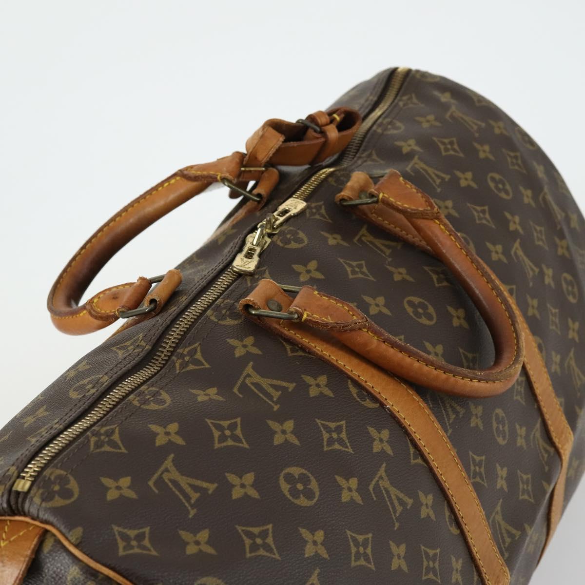 LOUIS VUITTON Monogram Keepall 50 Boston Bag M41426 LV Auth 158082