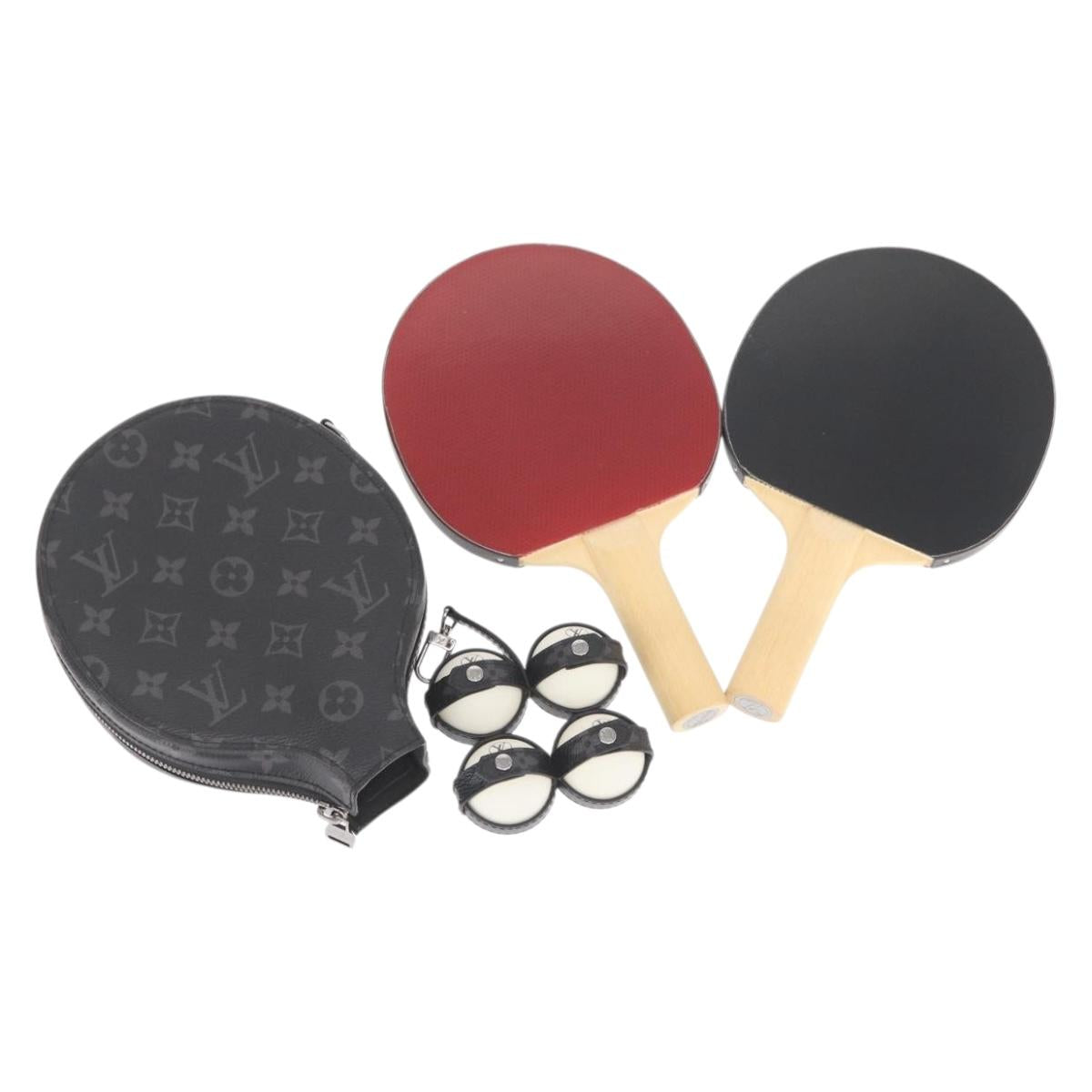 LOUIS VUITTON Monogram Eclipse Set Ping Pong James Club Case LV Auth 158098SM
