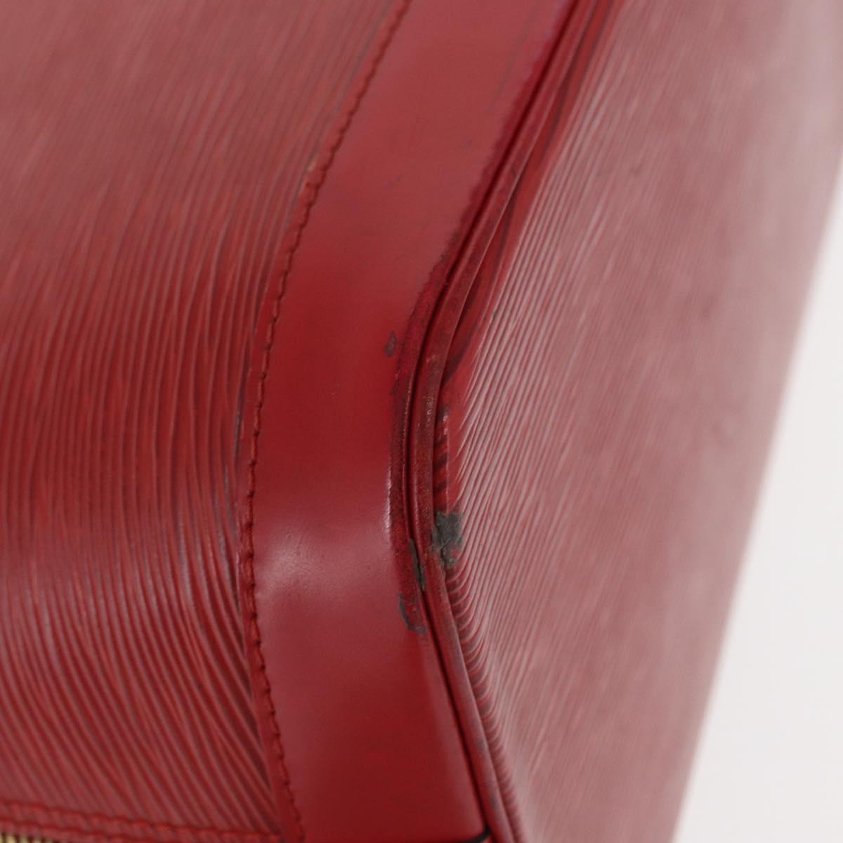 LOUIS VUITTON Epi Alma Hand Bag Castilian Red M52147 LV Auth 158108