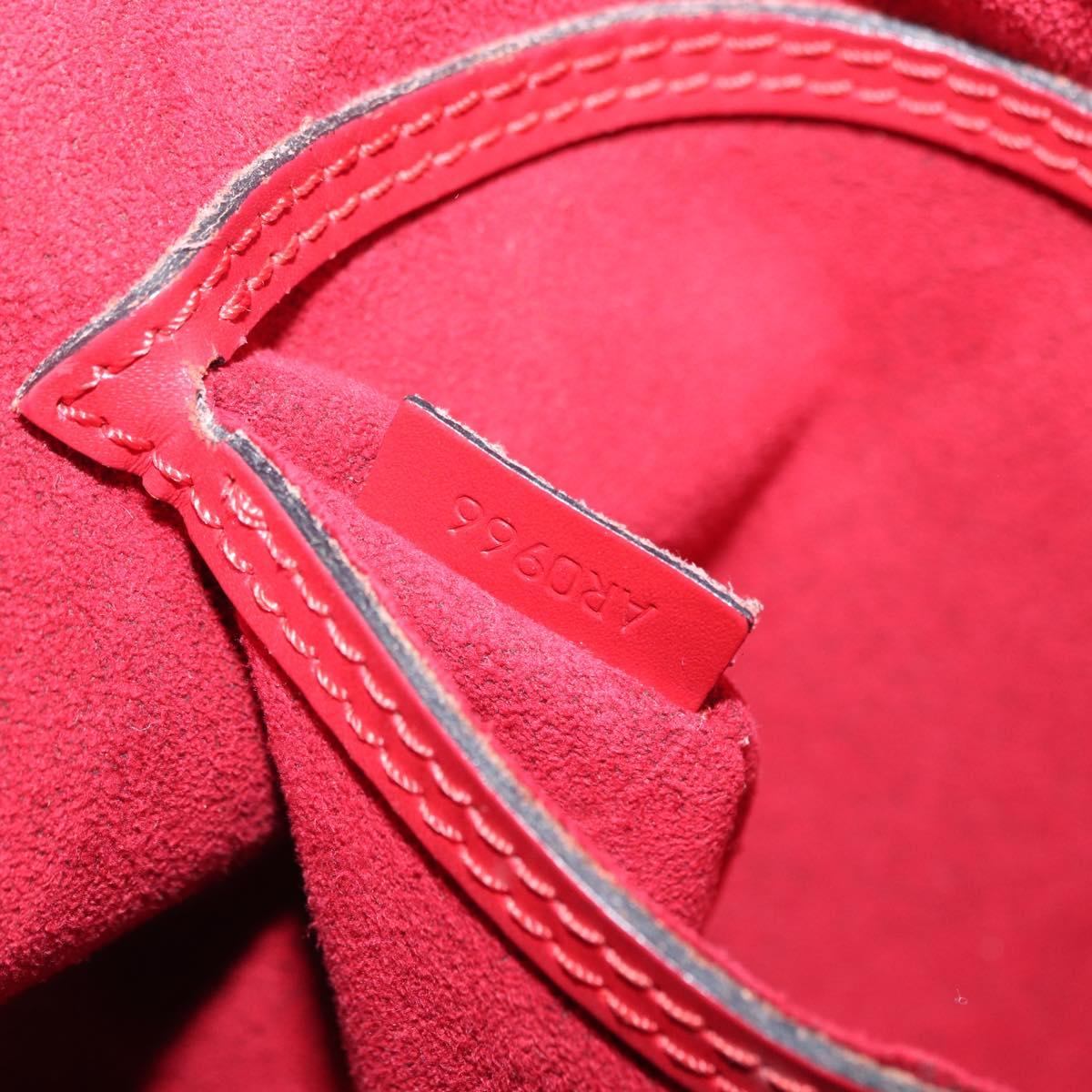 LOUIS VUITTON Epi Alma Hand Bag Castilian Red M52147 LV Auth 158108