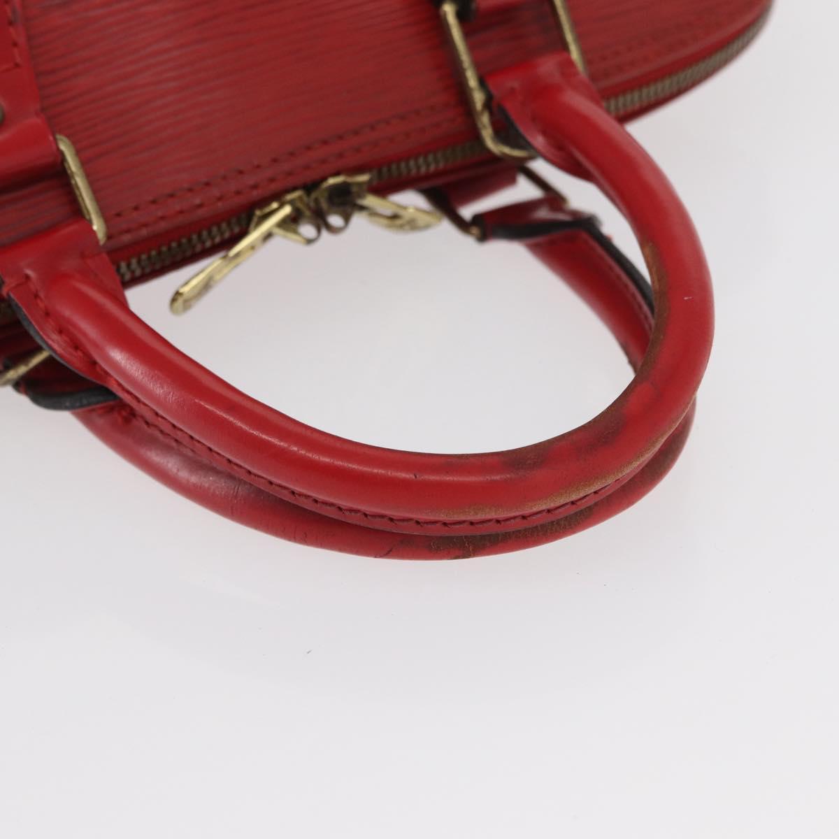 LOUIS VUITTON Epi Alma Hand Bag Castilian Red M52147 LV Auth 158108