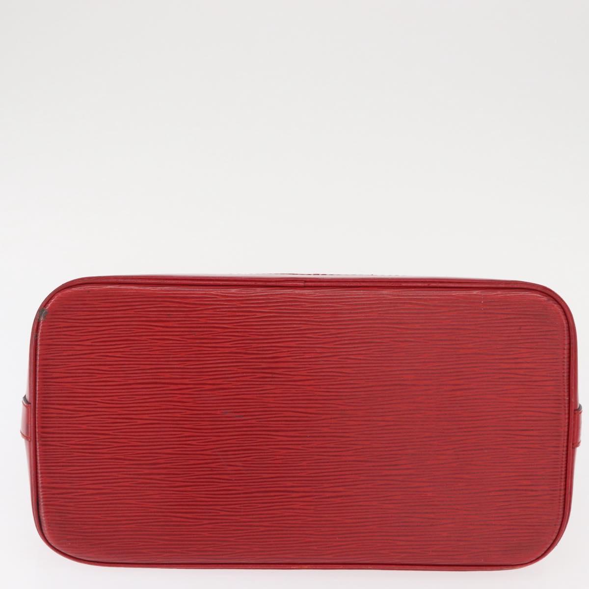 LOUIS VUITTON Epi Alma Hand Bag Castilian Red M52147 LV Auth 158108