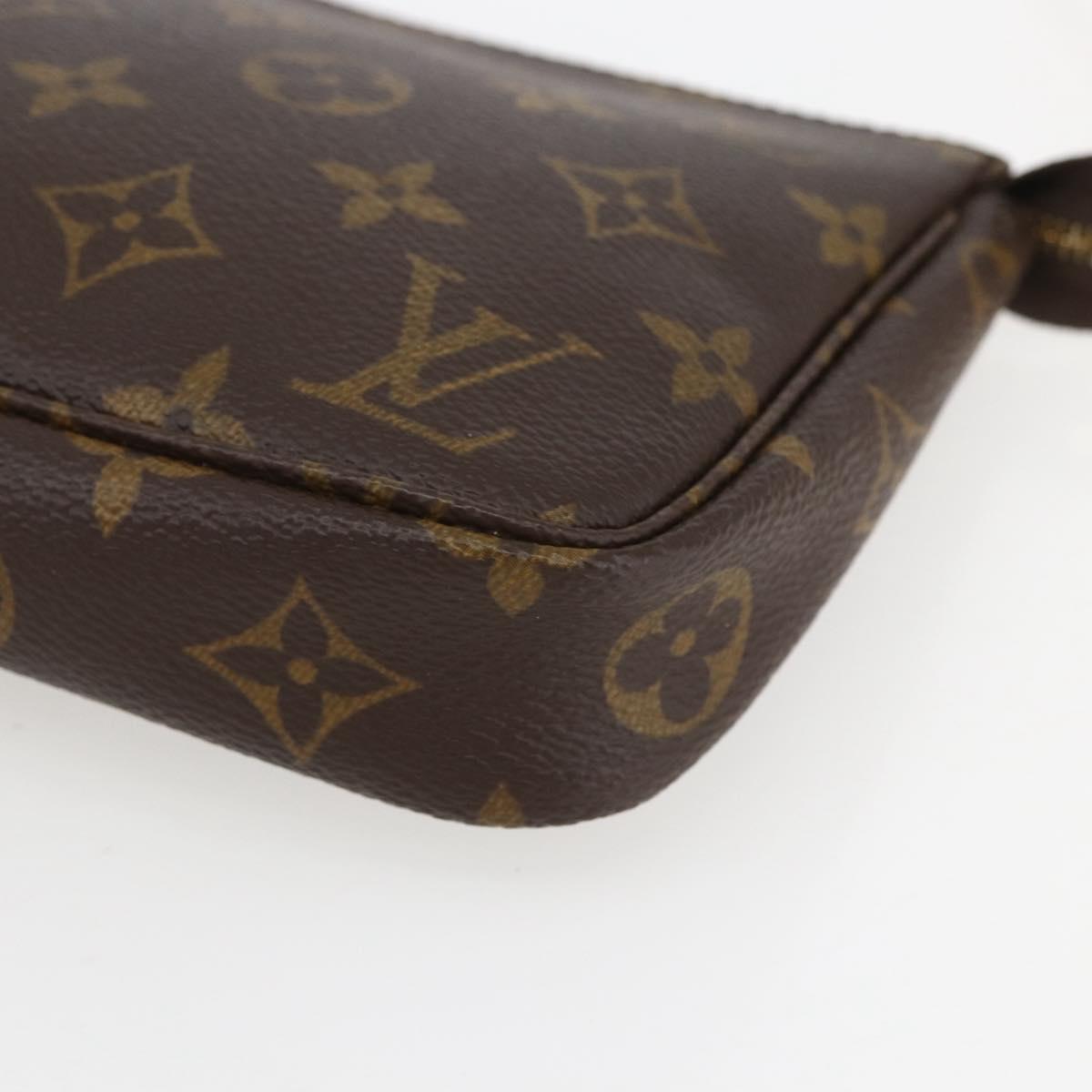 LOUIS VUITTON Monogram Pochette Accessoires Pouch M51980 LV Auth 158119