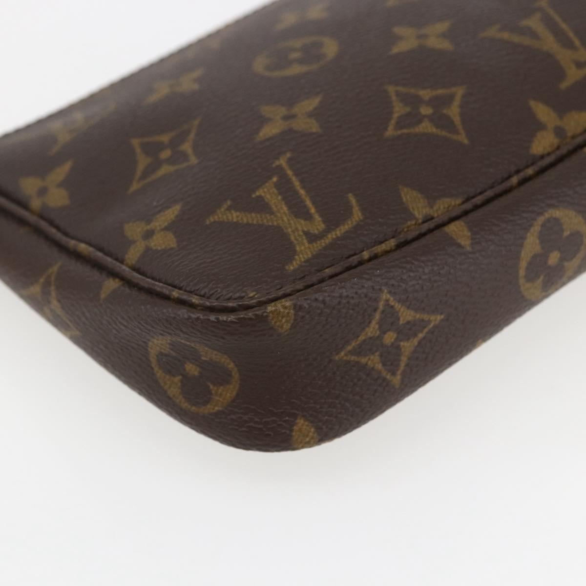 LOUIS VUITTON Monogram Pochette Accessoires Pouch M51980 LV Auth 158119