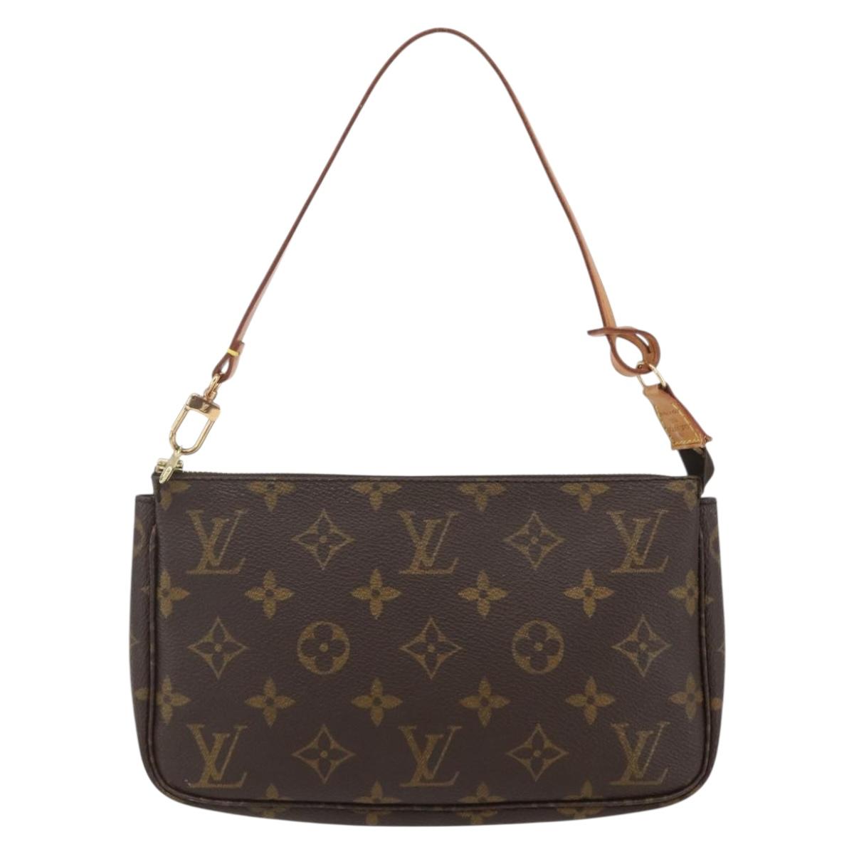 LOUIS VUITTON Monogram Pochette Accessoires Pouch M51980 LV Auth 158119
