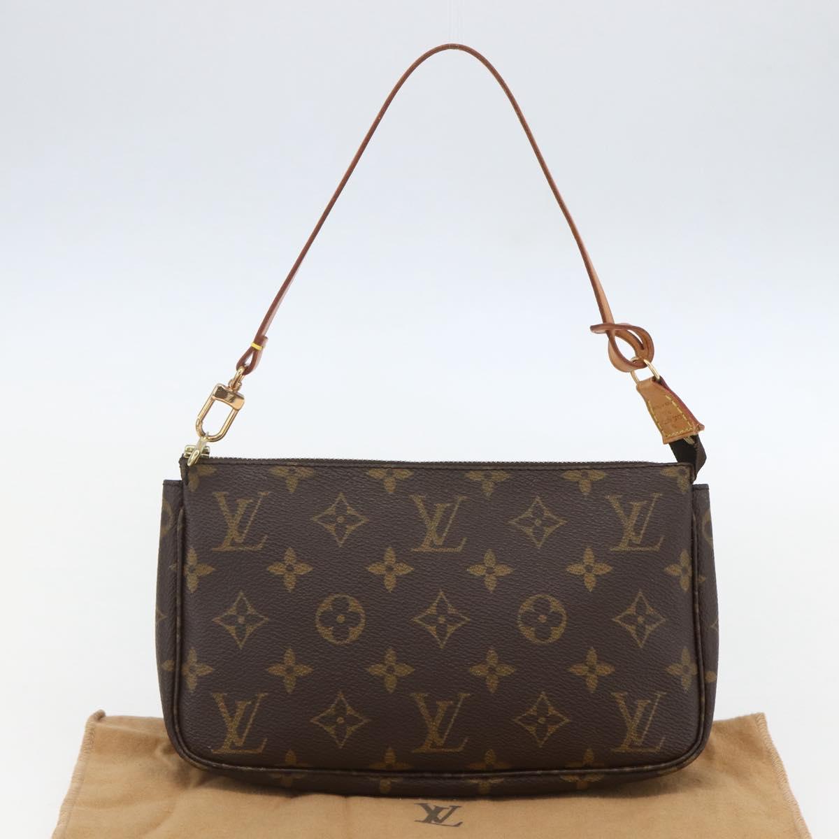 LOUIS VUITTON Monogram Pochette Accessoires Pouch M51980 LV Auth 158119