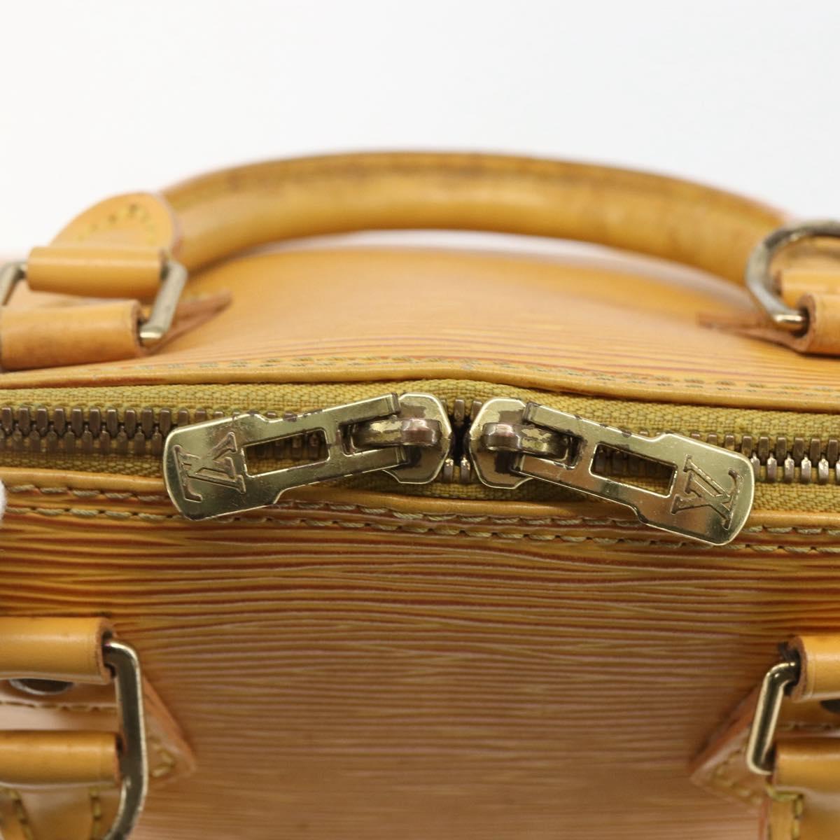 LOUIS VUITTON Epi Alma Hand Bag Yellow M52149 LV Auth 158164