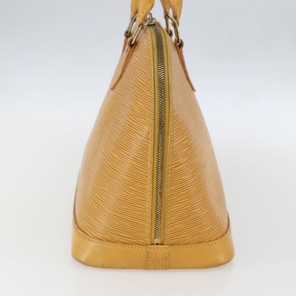 LOUIS VUITTON Epi Alma Hand Bag Yellow M52149 LV Auth 158164