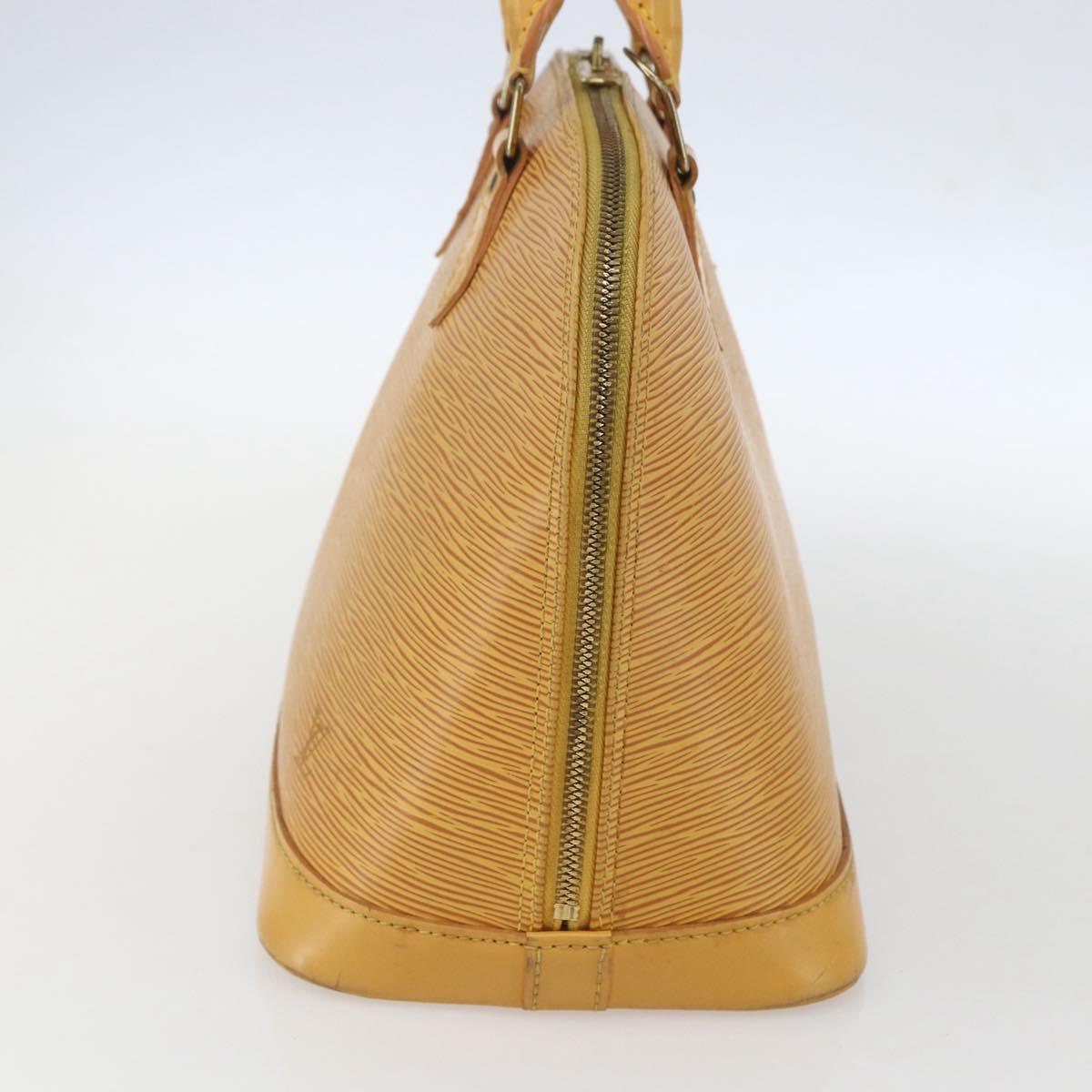 LOUIS VUITTON Epi Alma Hand Bag Yellow M52149 LV Auth 158164