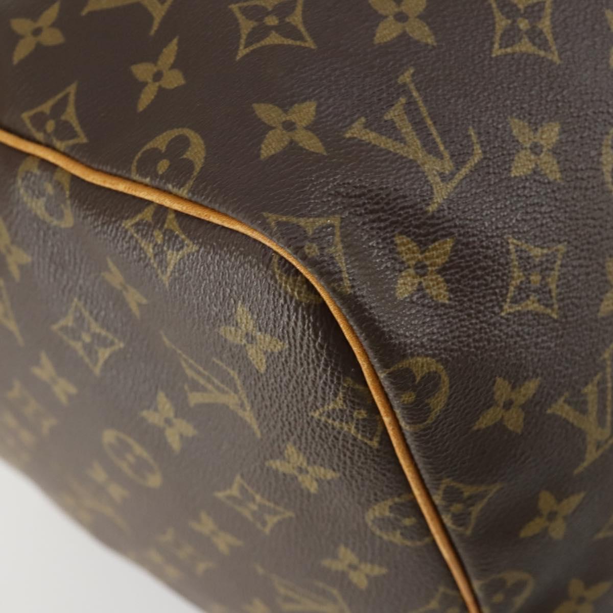 LOUIS VUITTON Monogram Keepall 55 Boston Bag M41424 LV Auth 158207