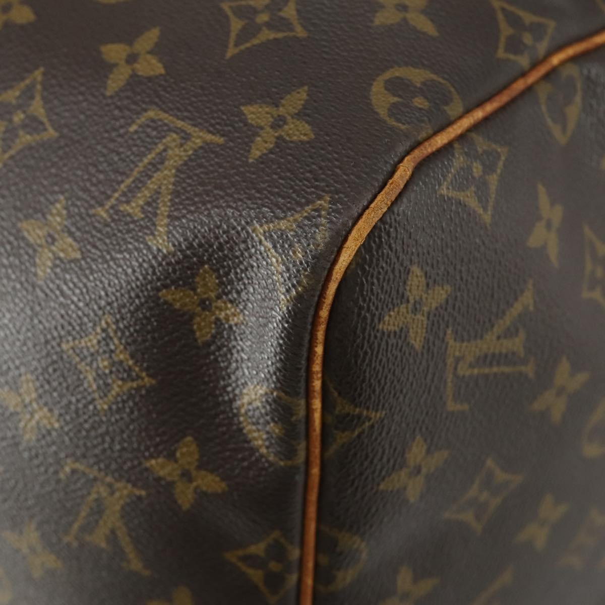 LOUIS VUITTON Monogram Keepall 55 Boston Bag L008 LV Auth 158208