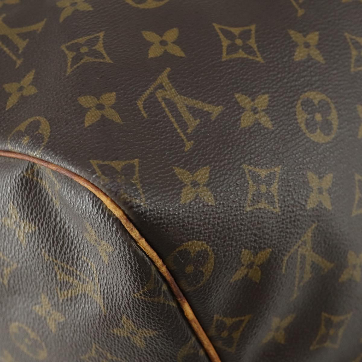 LOUIS VUITTON Monogram Keepall 55 Boston Bag L008 LV Auth 158208