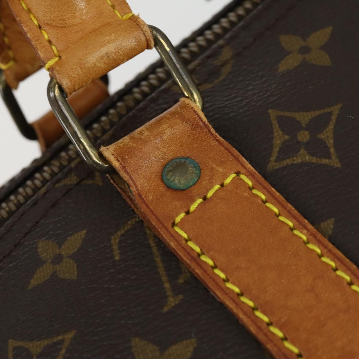 LOUIS VUITTON Monogram Keepall 55 Boston Bag L008 LV Auth 158208