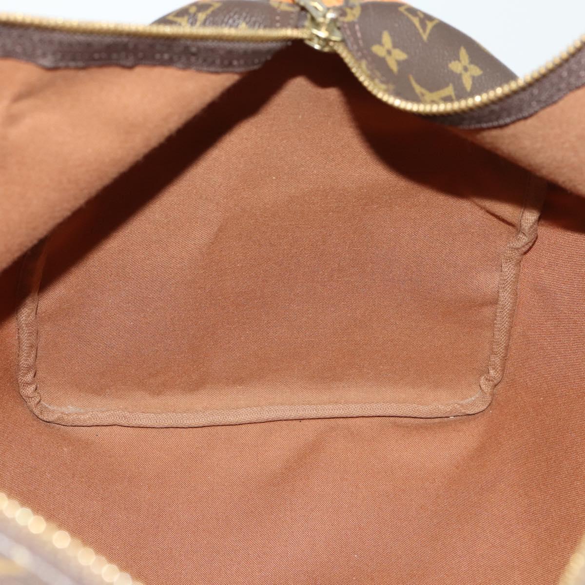 LOUIS VUITTON Monogram Keepall 55 Boston Bag L008 LV Auth 158208