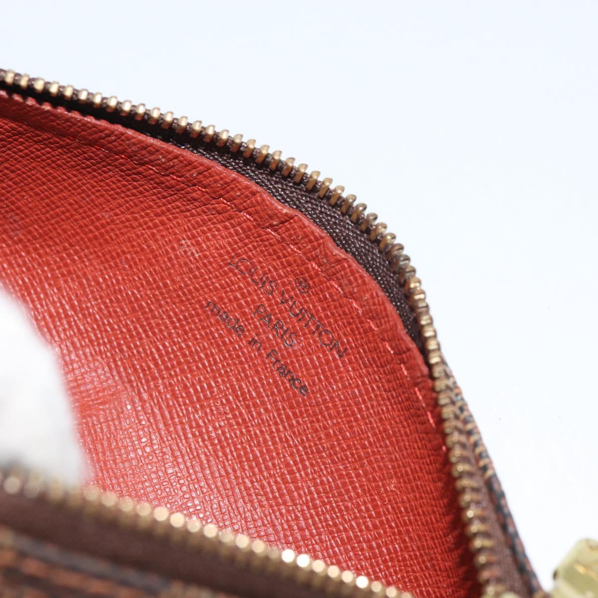 LOUIS VUITTON Damier Ebene Papillon Pouch LV Auth 158213